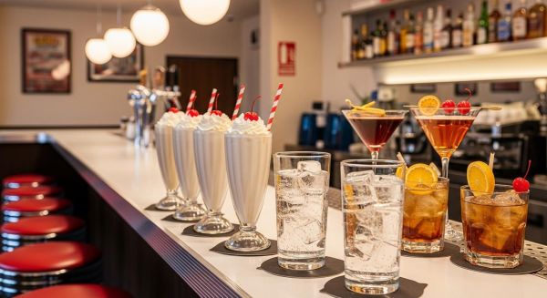 Les boissons américaines iconiques : un voyage savoureux entre milkshakes et cocktails classiques